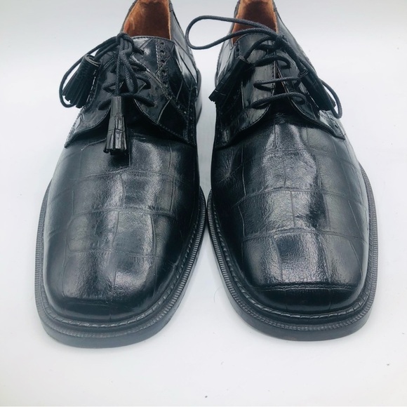 Brass boot men's Crocodile leather shoes Size 10 - Picture 3 of 13